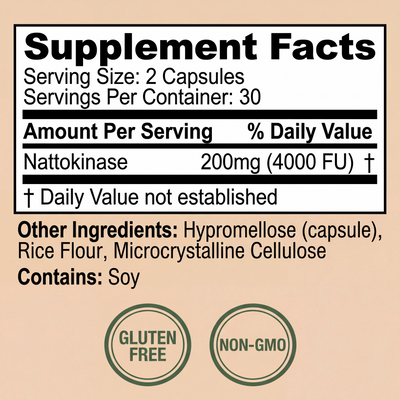 Natto Zen Nattokinase Circulation Formula